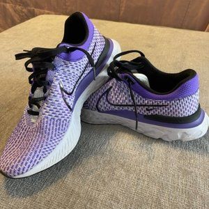 Nike Men's React Infinity Run 3 Men's Road Running Shoes Purple Size 12 Mens